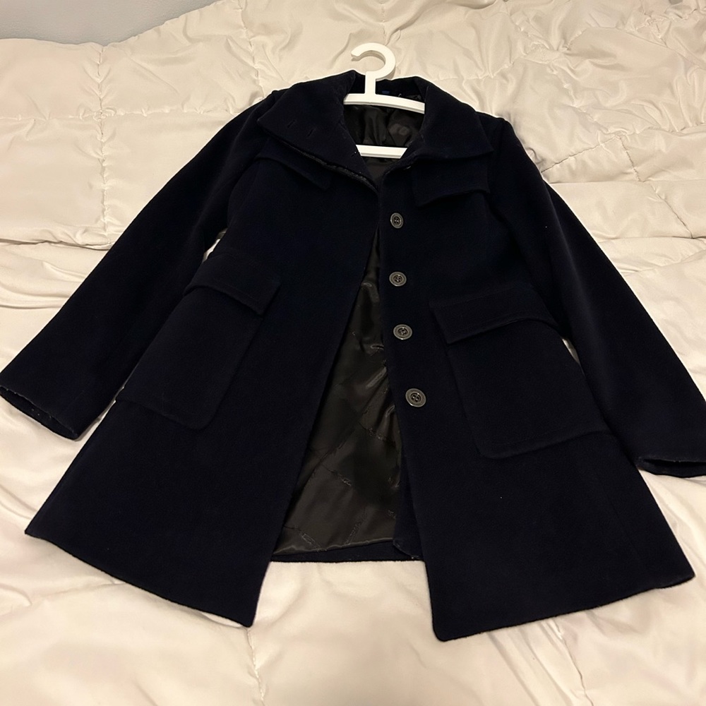 Martin + OSA pea coat. Midnight blue, navy, almost black. Like new condition.